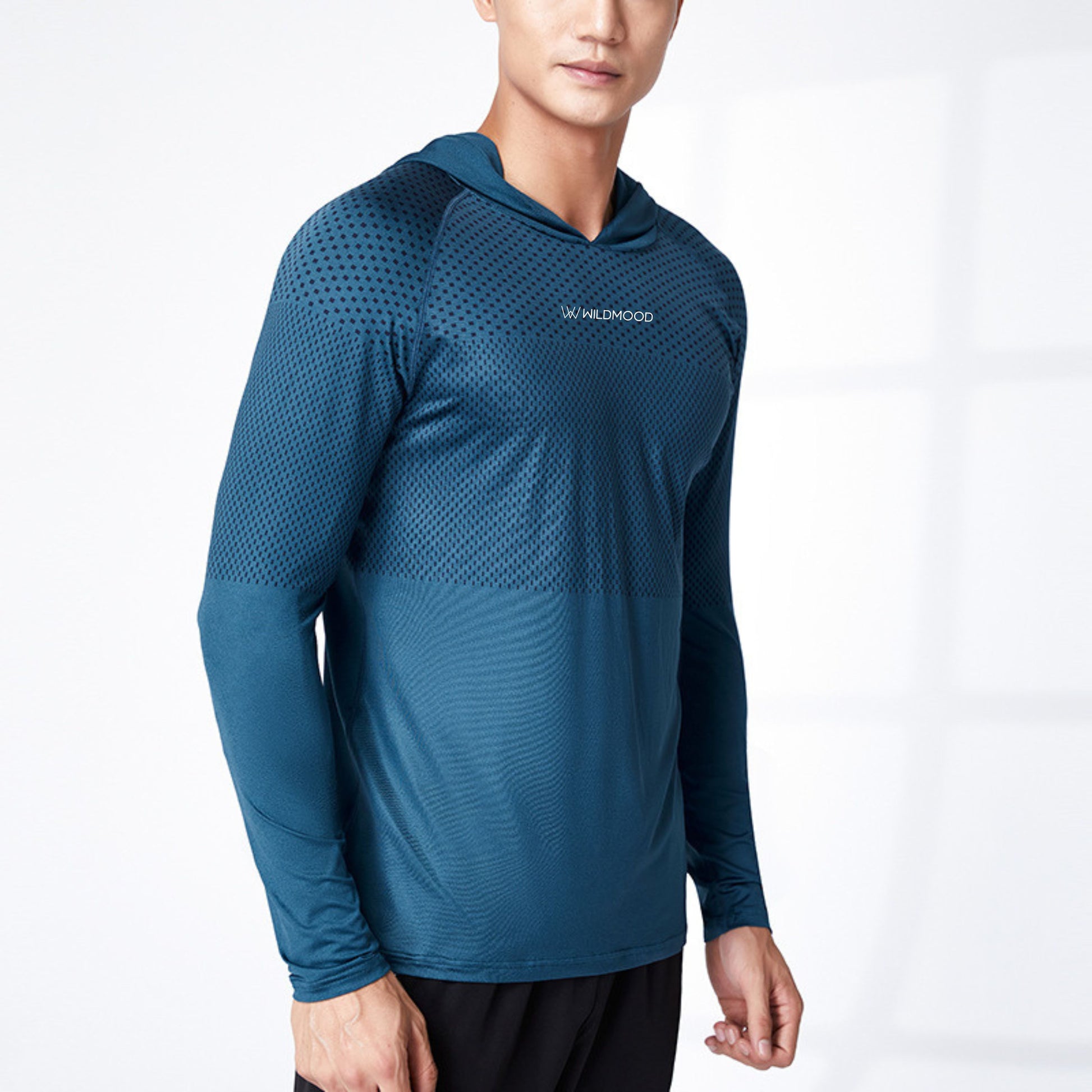 Wildmood Long Sleeve Gym-Hoodie | GYM CLOTHING - ACTIVEWEAR |