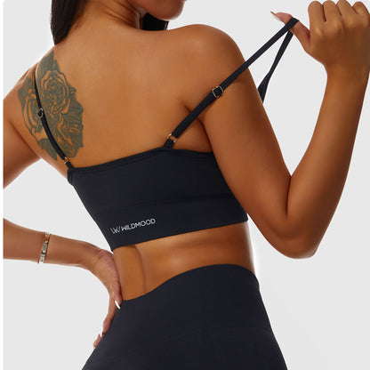 Wildmood Breaker Gym Halter Bra | FITNESS APPERAL - ACTIVEWEAR |