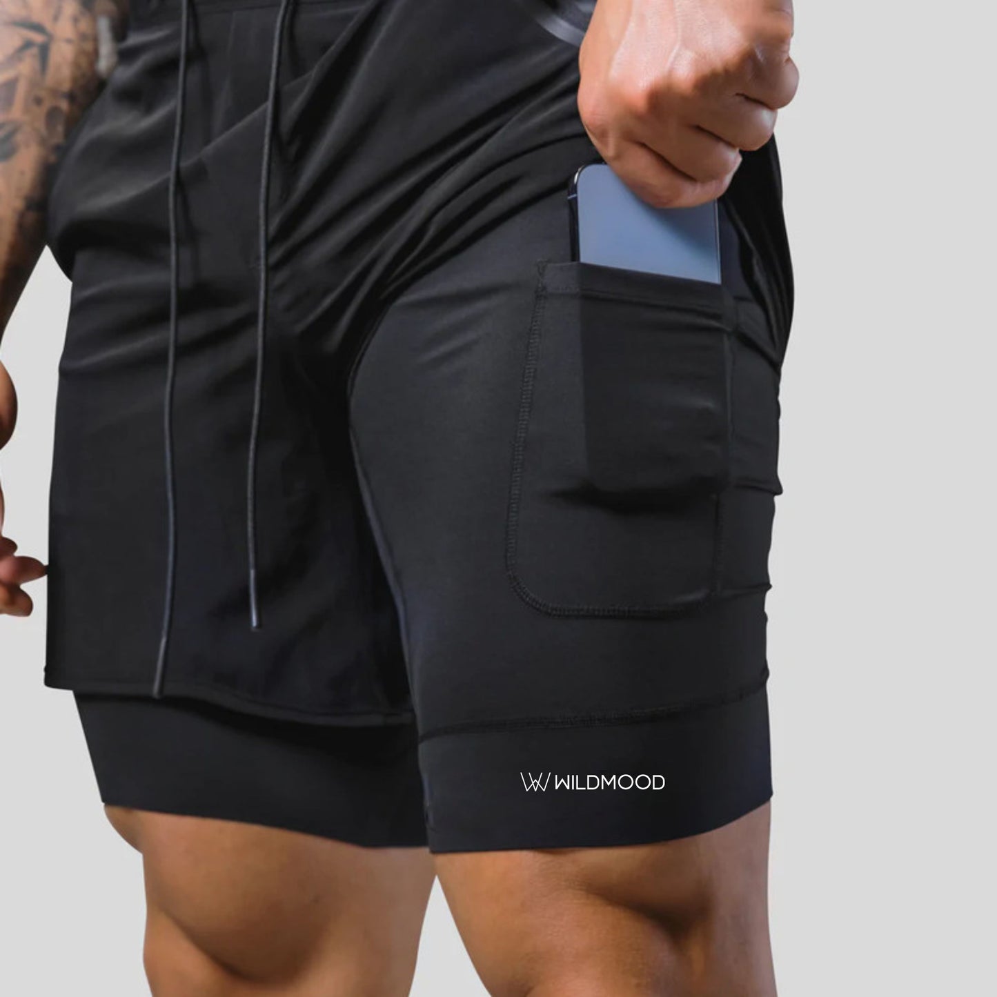 Wildmood Pocket Biker Shorts | FITNESS APPERAL - ACTIVEWEAR |