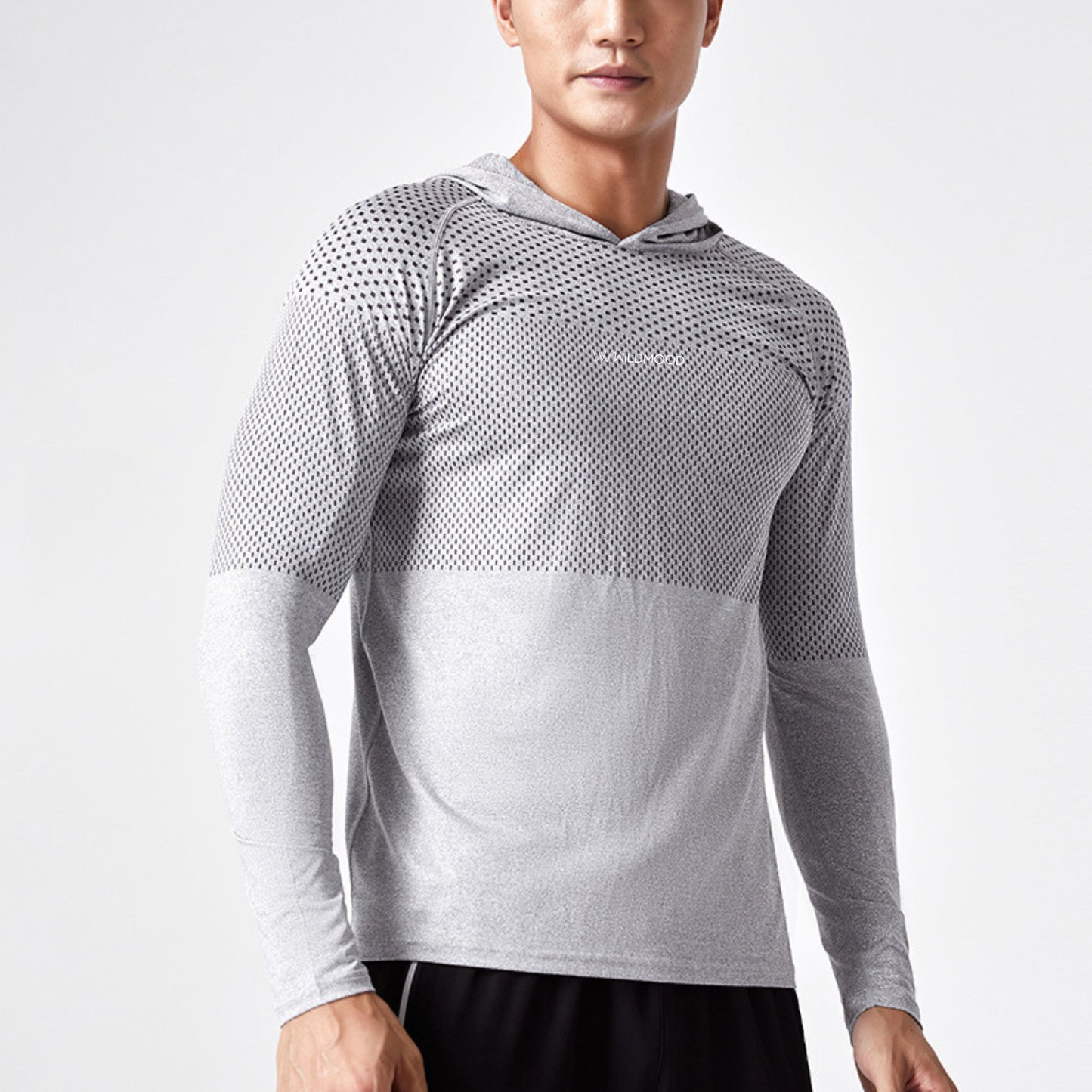 Wildmood Long Sleeve Gym-Hoodie