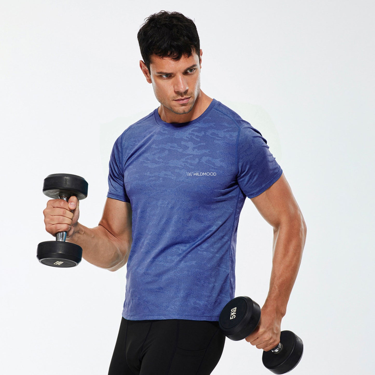 Wildmood Deep Camu Gym-Shirt | GYM CLOTHING- ACTIVEWEAR |