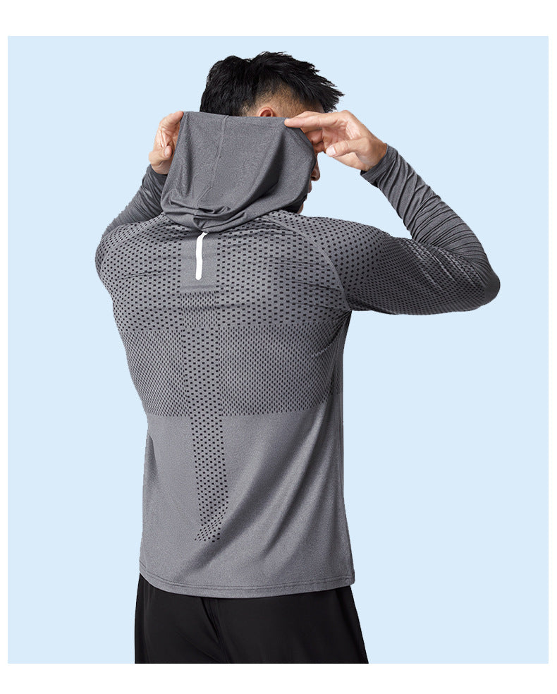 Wildmood Long Sleeve Gym-Hoodie