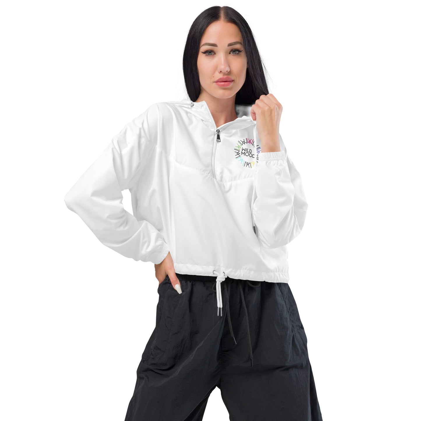 Wildmood Women’s Cropped Windbreaker