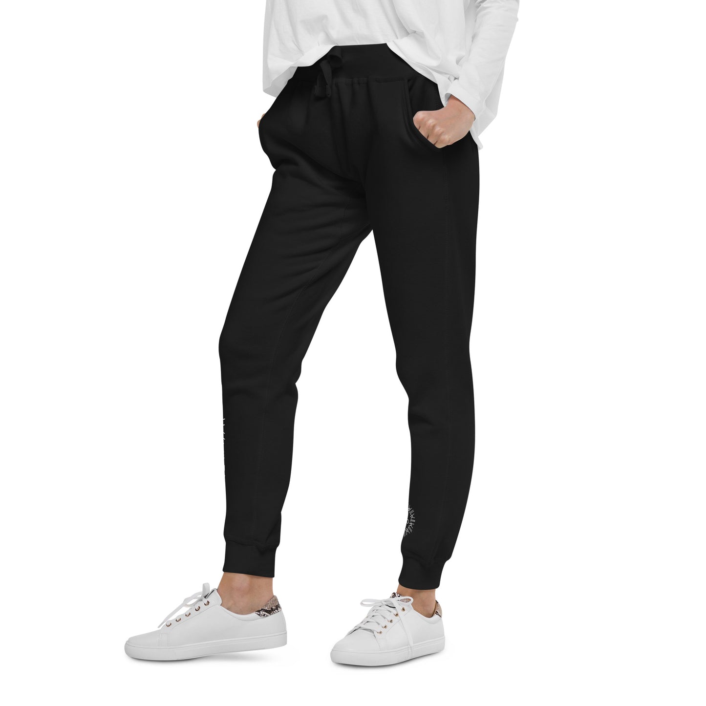 Wildmood Round Logo Unisex fleece sweatpants