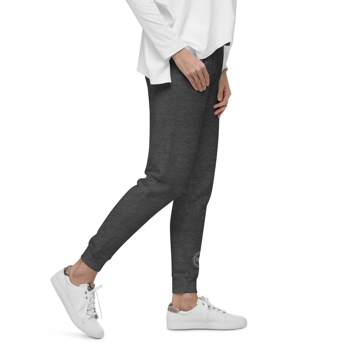 Wildmood Round Logo Unisex fleece sweatpants