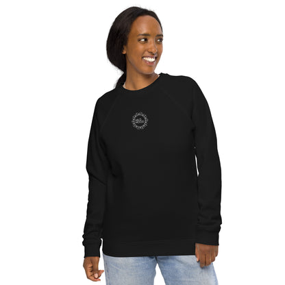 Wildmood Round Logo Unisex Organic Raglan Sweatshirt