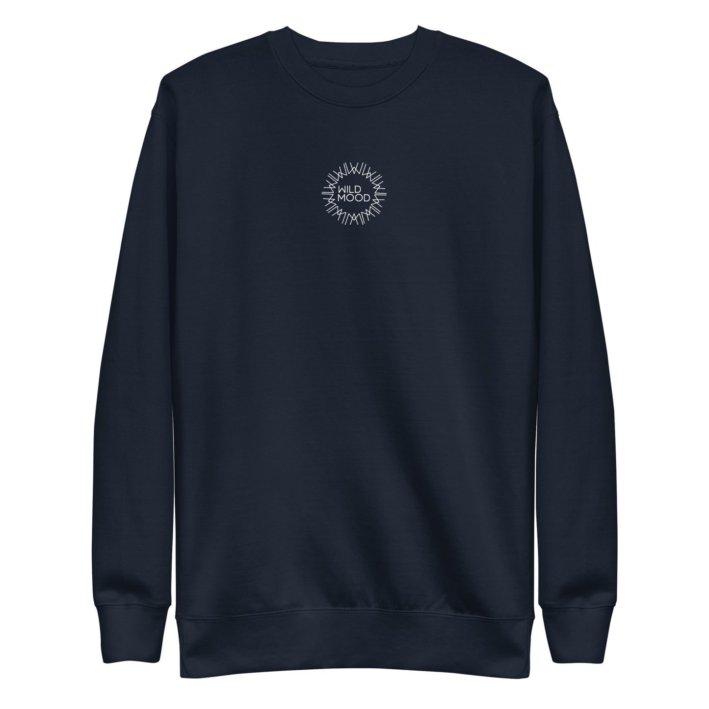 Wildmood Round Logo Unisex Premium Sweatshirt  | GYM CLOTHING - ACTIVEWEAR |